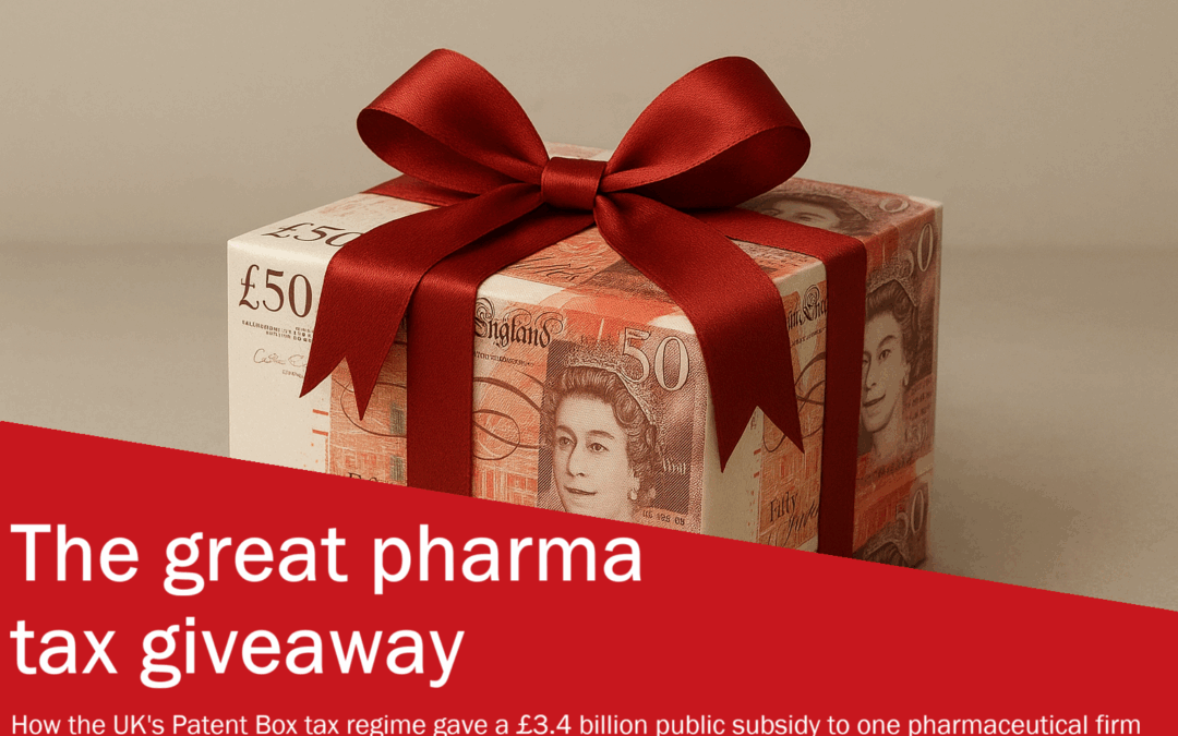 The great pharma tax giveaway